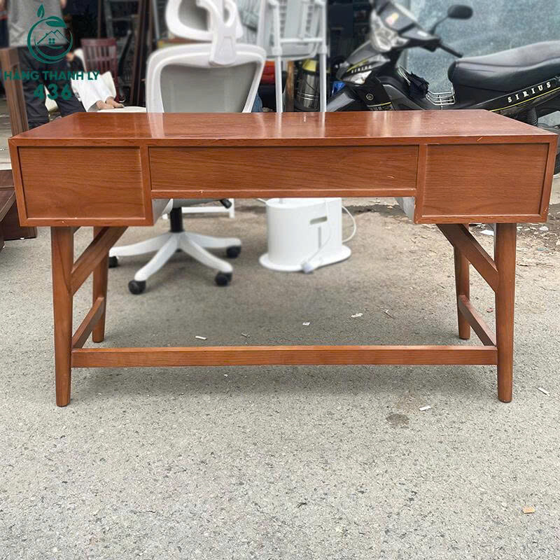 Bàn Làm Việc Gỗ Cũ Màu Nâu Có 3 Hộc Kéo Tối Giản   z7147408920235_fdbd099b3097f325fbfc596853a43288 Bàn Làm Việc Gỗ Cũ Màu Nâu Có 3 Hộc Kéo Tối Giản