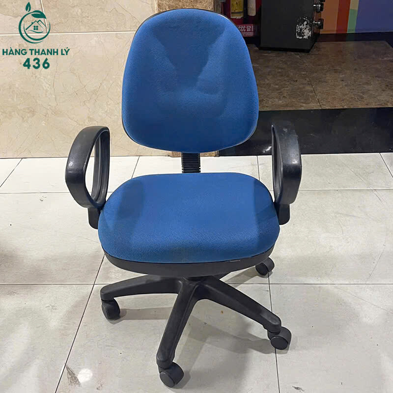 Ghế Văn Phòng Chân Xoay Cũ Bọc Vải Màu Xanh Có Tay Vịn   z7150713359243_ab600bb49cc63e2614d0803046838269 Ghế Văn Phòng Chân Xoay Cũ Bọc Vải Màu Xanh Có Tay Vịn