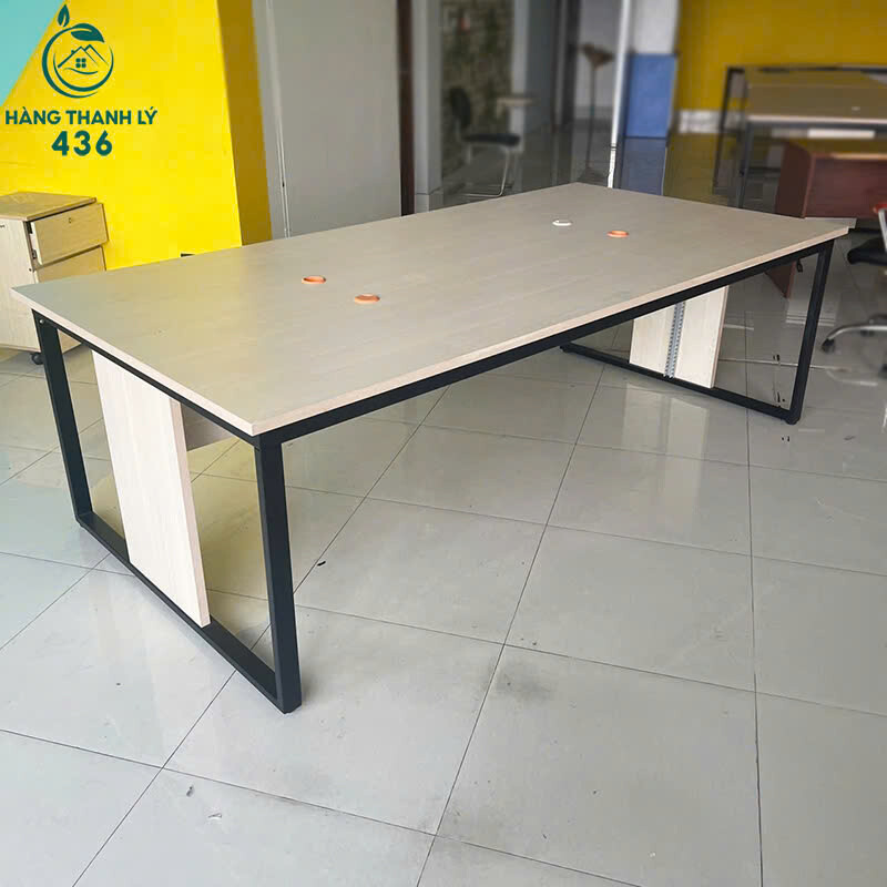 Bàn Họp Gỗ Cũ Chân Sắt Màu Đen Dày Dặn Có Lỗ Luồn Dây Điện   z7150713691018_51db1d5994bb5f6c66a9815f40c3c5f8 Bàn Họp Gỗ Cũ Chân Sắt Màu Đen Dày Dặn Có Lỗ Luồn Dây Điện
