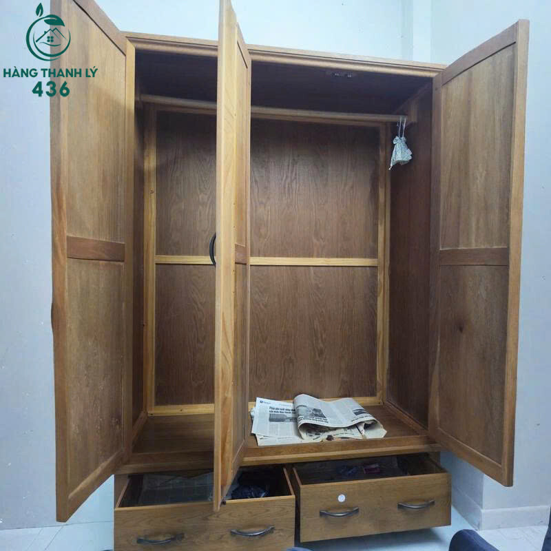 Tủ Quần Áo Gỗ Cũ 3 Cánh Có Hộc Kéo Màu Nâu Bền Đẹp   z7152985653468_0984e2be56345ff596c1ff9e7a9ef8da-1 Tủ Quần Áo Gỗ Cũ 3 Cánh Có Hộc Kéo Màu Nâu Bền Đẹp