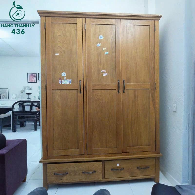 Tủ Quần Áo Gỗ Cũ 3 Cánh Có Hộc Kéo Màu Nâu Bền Đẹp   z7152985707425_fb307ac2727c7b450823a4e0f6ab78b2-1 Tủ Quần Áo Gỗ Cũ 3 Cánh Có Hộc Kéo Màu Nâu Bền Đẹp