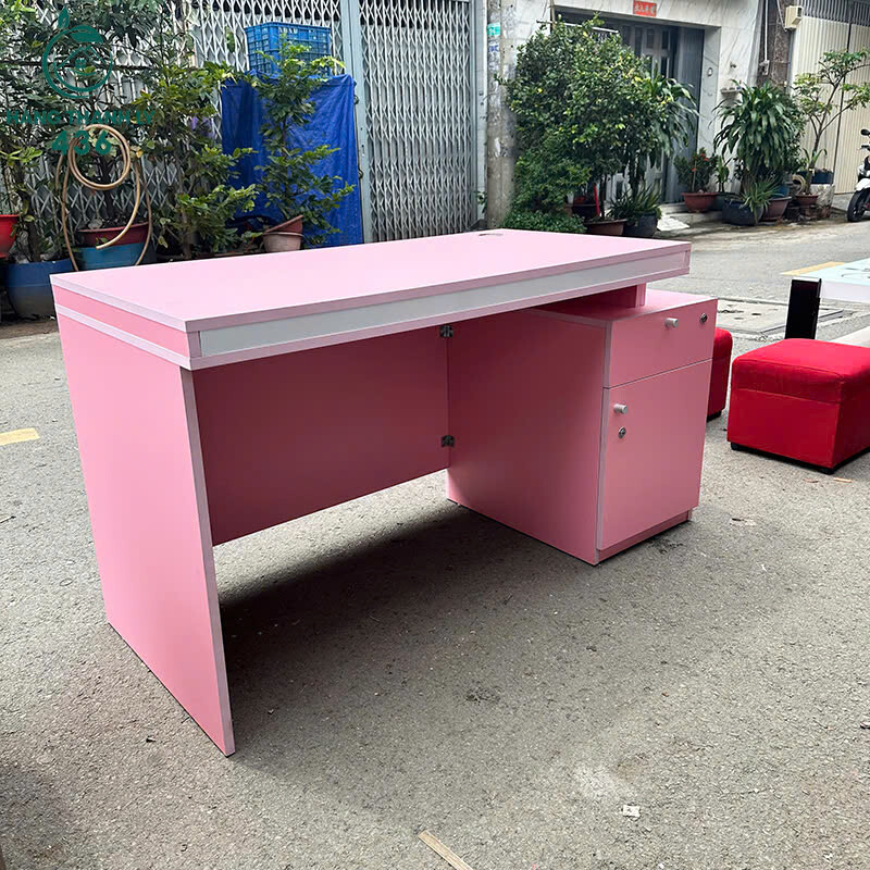 Bàn Làm Việc 1M38x75CM Gỗ Cũ Có Hộc Màu Hồng Viền Trắng   z7153531870954_99897fe9a0f85b4e7f33de7d016d82cf Bàn Làm Việc 1M38x75CM Gỗ Cũ Có Hộc Màu Hồng Viền Trắng