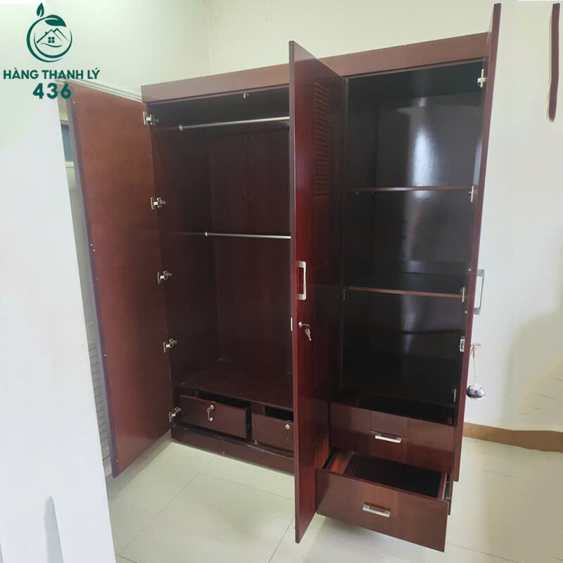 Tủ Quần Áo Gỗ Cũ 1M6x2M 3 Cánh Màu Cánh Gián Có Hộc Kéo   z7159055714490_2eb678357037ab8f287677d85ef22679 Tủ Quần Áo Gỗ Cũ 1M6x2M 3 Cánh Màu Cánh Gián Có Hộc Kéo