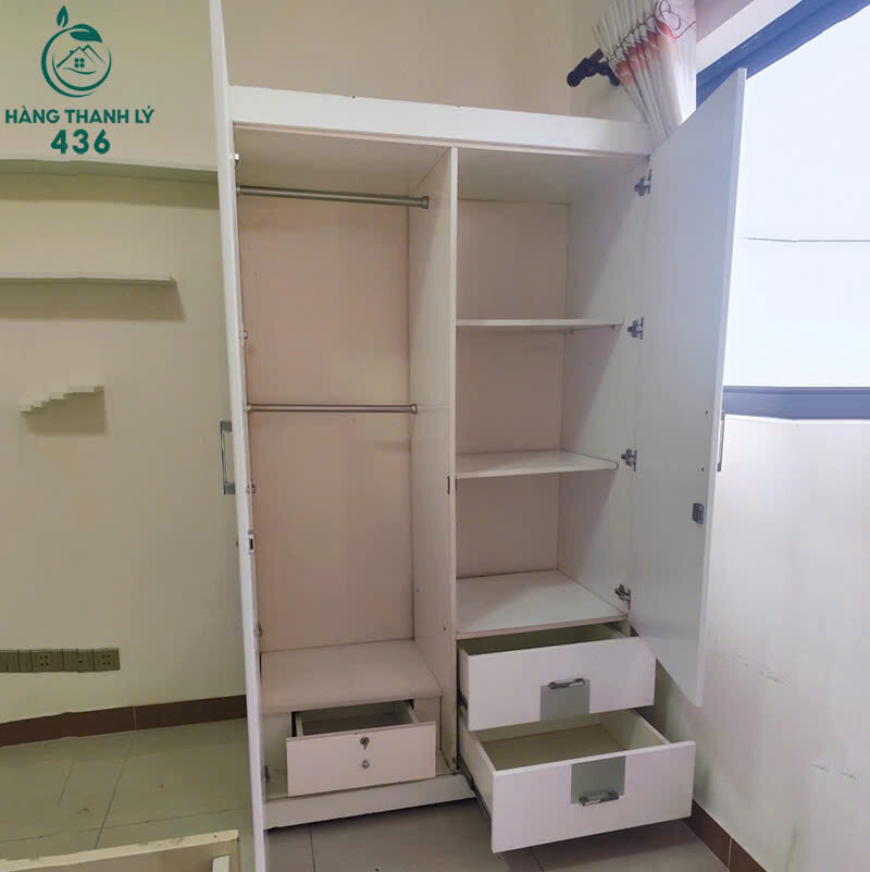 Tủ Quần Áo 1M18x2M02 Cũ 2 Cánh Màu Trắng Kèm Hộc Kéo Bền Đẹp   z7159055787892_c28f7582d46679c2ad47e039a0c07b74 Tủ Quần Áo 1M18x2M02 Cũ 2 Cánh Màu Trắng Kèm Hộc Kéo Bền Đẹp