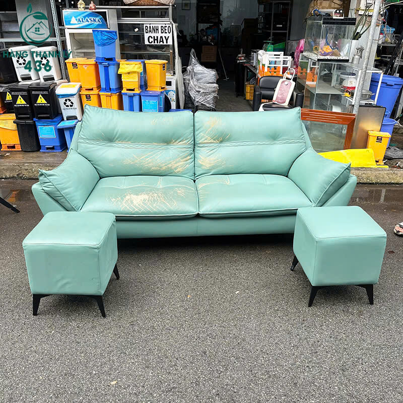 Sofa Cũ Bọc Da Xanh Mint 1M9x75CM Kiểu Dáng Hiện Đại   z7160810206695_b8a0e881740d69a2dc4783641fc412e6 Sofa Cũ Bọc Da Xanh Mint 1M9x75CM Kiểu Dáng Hiện Đại