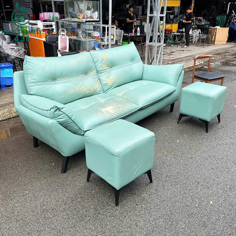 Sofa Cũ Bọc Da Xanh Mint 1M9x75CM Kiểu Dáng Hiện Đại   z7160810292997_c6a37441b31e6114fdffb57d568faa96 Sofa Cũ Bọc Da Xanh Mint 1M9x75CM Kiểu Dáng Hiện Đại