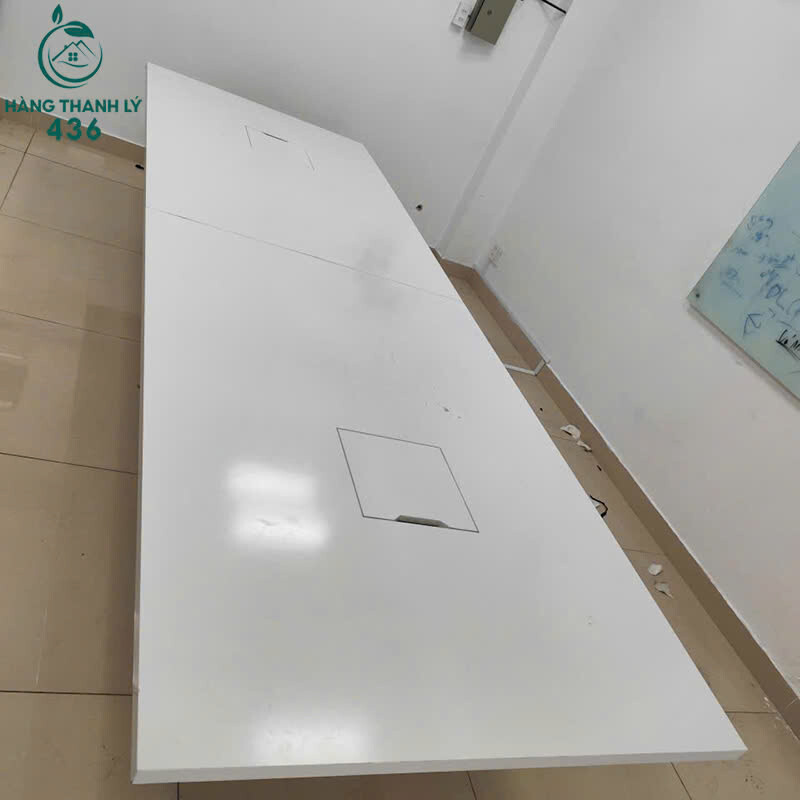 Bàn Họp Cũ 3M6x1M2 Màu Trắng Dạng Chân Hộp Chắc Chắn   z7163907768928_273cc25a6892e0d48eda527eb4323f13 Bàn Họp Cũ 3M6x1M2 Màu Trắng Dạng Chân Hộp Chắc Chắn