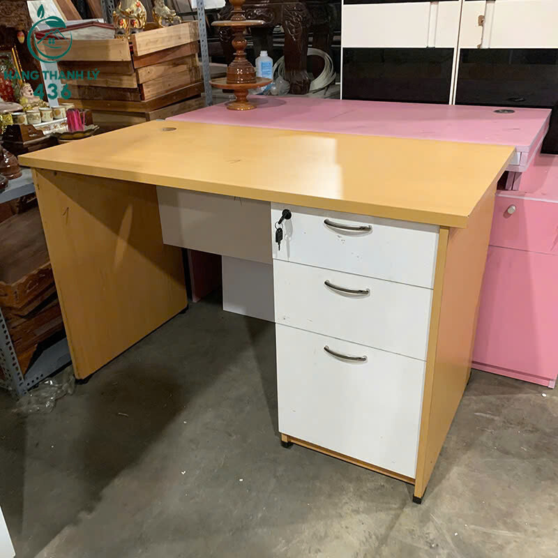 Bàn Làm Việc Cũ 1M2x60CM Có 3 Hộc Tủ Màu Trắng Hiện Đại   z7173801629014_bfa745b81e76e6c2523ca5c8430674b9 Bàn Làm Việc Cũ 1M2x60CM Có 3 Hộc Tủ Màu Trắng Hiện Đại