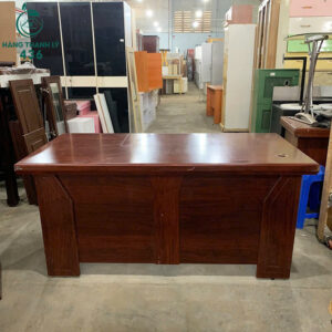 Bàn Giám Đốc Gỗ Cũ 1M6x80CM Màu Nâu