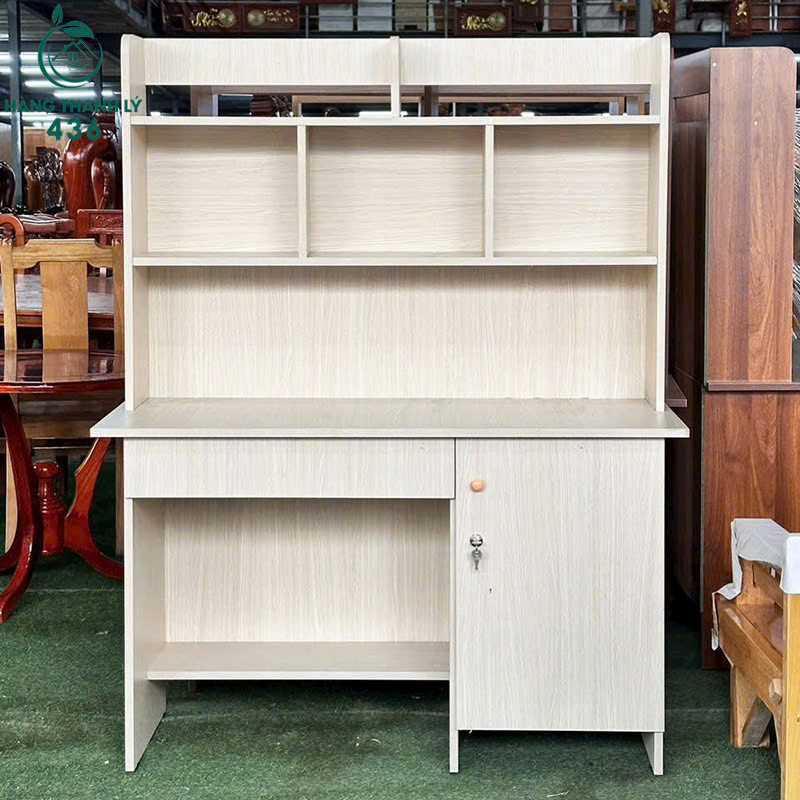 Bàn Học Sinh Vân Gỗ Màu Sáng Kèm Giá Sách Mới 99% ban-hoc-sinh-van-go-mau-sang-kem-gia-sach-moi-99-2 Bàn Học Sinh Vân Gỗ Màu Sáng Kèm Giá Sách Mới 99%