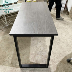 Bàn Làm Việc Cũ 25CMX50CM Màu Xám Khung Sắt Vuông Chắc Chắn