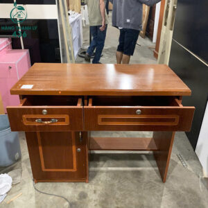 Bàn Làm Việc Gỗ Cũ Kèm Hộc Thiết Kế Đơn Giản Giá Rẻ