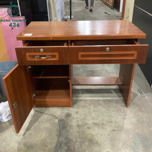 Bàn Làm Việc Gỗ Cũ Kèm Hộc Thiết Kế Đơn Giản Giá Rẻ