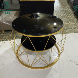 ban-sofa-tron-cu-mat-kinh-den-khung-vang-hai-tang