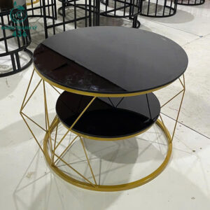 ban-sofa-tron-cu-mat-kinh-den-khung-vang-hai-tang