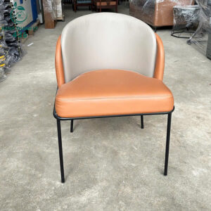 Ghế Ăn Cũ Bọc Đệm Da Chân Sắt