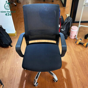 Ghế Chân Xoay Cũ Lưng Lưới Có Tay Vịn