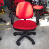 Ghế Văn Phòng Chân Xoay Cũ Bọc Đệm Màu Đỏ