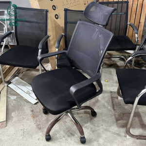 Ghế Xoay Lưng Cao TÂN HÒA Cũ Có Tựa Đầu