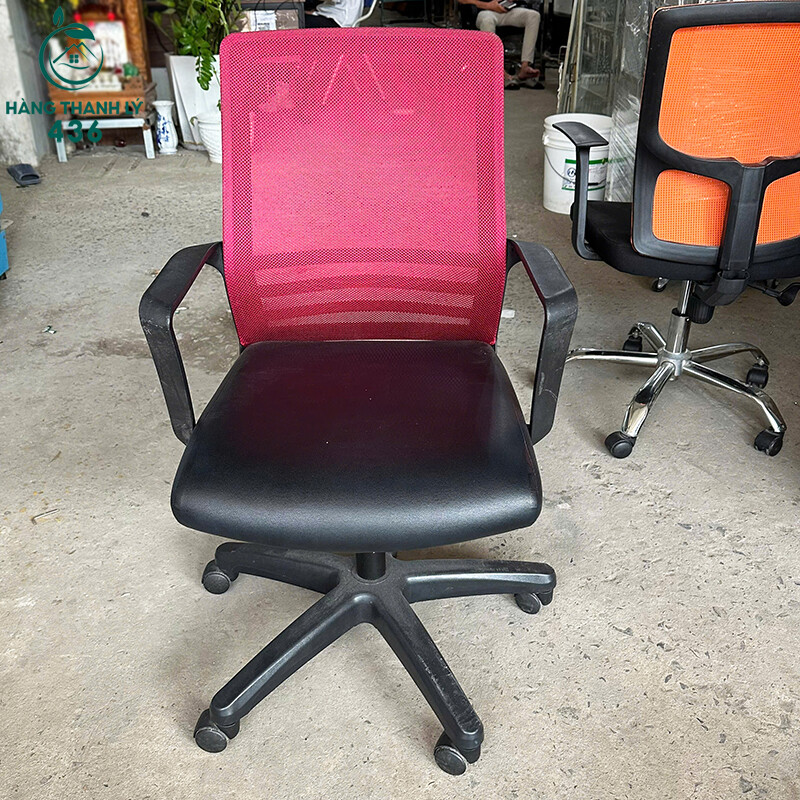 Ghế Xoay Lưới Cũ Màu Hồng Lưng Cao Thoáng Mát ghe-xoay-luoi-cu-mau-hong-lung-cao-thoang-mat-1 Ghế Xoay Lưới Cũ Màu Hồng Lưng Cao Thoáng Mát