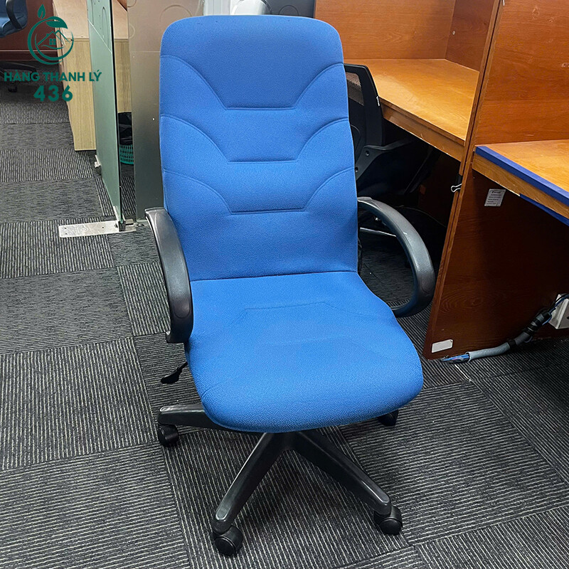 Ghế Xoay Nỉ Xanh Cũ Lưng Cao Ngồi Êm ghe-xoay-ni-xanh-cu-lung-cao-ngoi-em-2 Ghế Xoay Nỉ Xanh Cũ Lưng Cao Ngồi Êm