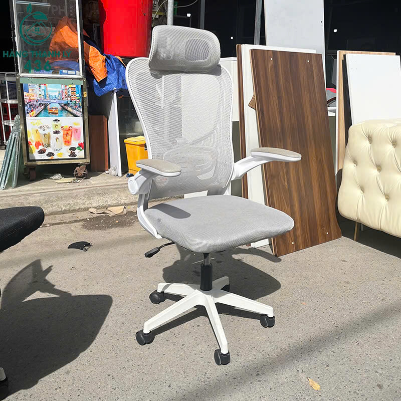 Ghế Xoay Văn Phòng Cũ Mạng Lưới Tựa Đầu Êm Ái ghe-xoay-van-phong-cu-mang-luoi-tua-dau-em-ai-1 Ghế Xoay Văn Phòng Cũ Mạng Lưới Tựa Đầu Êm Ái