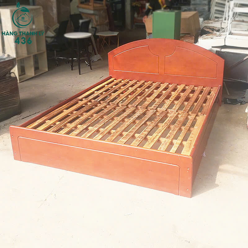 Giường Gỗ Cao Su 1M6x2M Thiết Kế Nan Giường Thoáng Khí Cũ giuong-go-cao-su-1m6x2m-co-nan-giuong-2 Giường Gỗ Cao Su 1M6x2M Thiết Kế Nan Giường Thoáng Khí Cũ