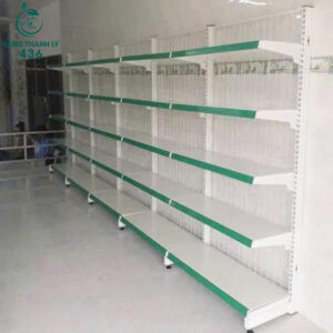 Kệ Siêu Thị Đơn Lưng Lưới 5 Tầng Cũ