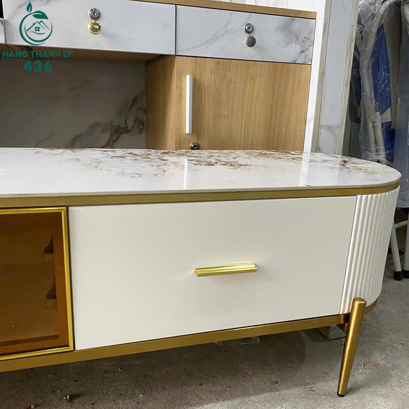 ke-tivi-cu-2m4x43cm-mat-da-dep-chat-lieu-go-ben-dep-1-1 Kệ Tivi Cũ 2M4x43CM Mặt Đá Đẹp Chất Liệu Gỗ Bền Đẹp  