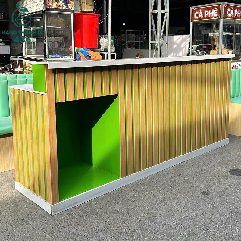 Quầy Lễ Tân Cũ 2M4x60CMx90CM Thiết Kế Hiện Đại quay-le-tan-cu-2m4x60cmx90cm-4 Quầy Lễ Tân Cũ 2M4x60CMx90CM Thiết Kế Hiện Đại