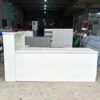 Quầy Lễ Tân Cũ 2M2x1M2 Màu Trắng Có Hộc