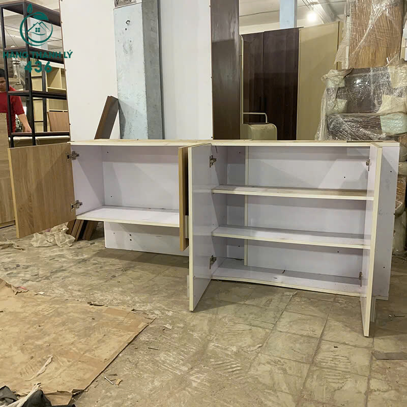 Tủ Bếp Gỗ Treo Ngang Cũ 1M85 Thiết Kế 2 Hộc Tủ Riêng Biệt tu-bep-go-treo-ngang-cu-1m85-thiet-ke-2-hoc-tu-rieng-biet-1 Tủ Bếp Gỗ Treo Ngang Cũ 1M85 Thiết Kế 2 Hộc Tủ Riêng Biệt