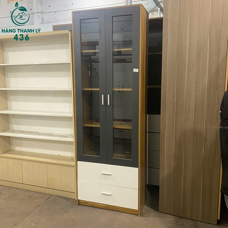 Tủ Hồ Sơ Cũ 2 Cánh Kính Có Hộc Kéo Trắng Đen Xám Hiện Đại tu-ho-so-cu-hien-dai-phoi-kinh-kin-dao-mau-den-xam-4 Tủ Hồ Sơ Cũ 2 Cánh Kính Có Hộc Kéo Trắng Đen Xám Hiện Đại