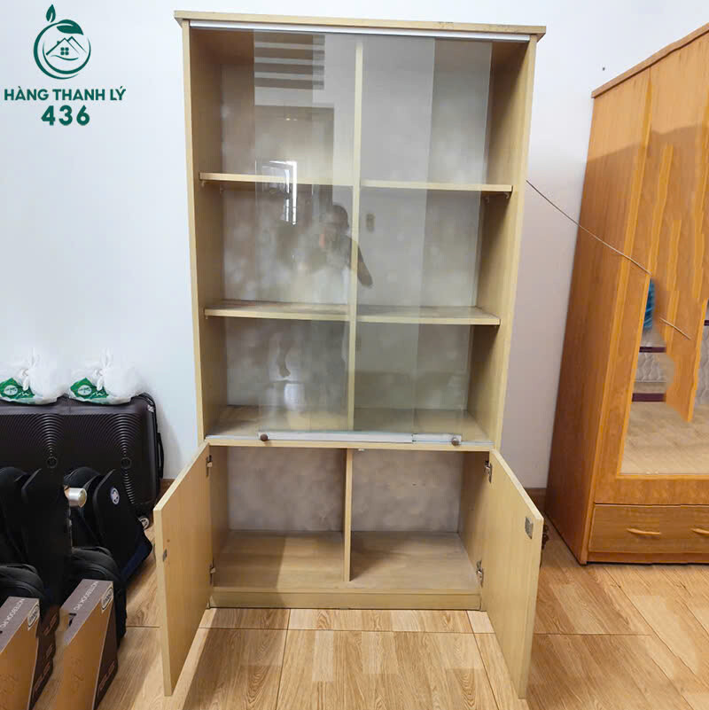 Tủ Hồ Sơ Gỗ Cũ 1Mx1M8 Màu Be Có Cửa Kính Trượt 3 Tầng tu-ho-so-go-cu-1mx1m8-cua-kinh-truot-3-tang-3 Tủ Hồ Sơ Gỗ Cũ 1Mx1M8 Màu Be Có Cửa Kính Trượt 3 Tầng