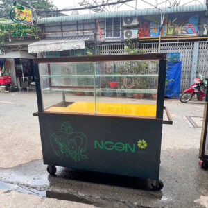 Tủ Kính Bàn Hàng 1M6x1M5 Cũ