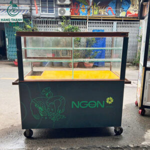 Tủ Kính Bàn Hàng 1M6x1M5 Cũ