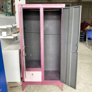 tu-quan-ao-cu-guong-2-canh-thiet-ke-gon-gang-mau-hong