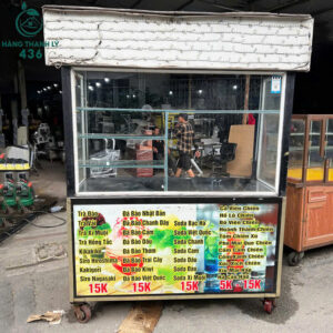 Xe Trà Sữa Ăn Vặt 2M2x1M6 Cũ