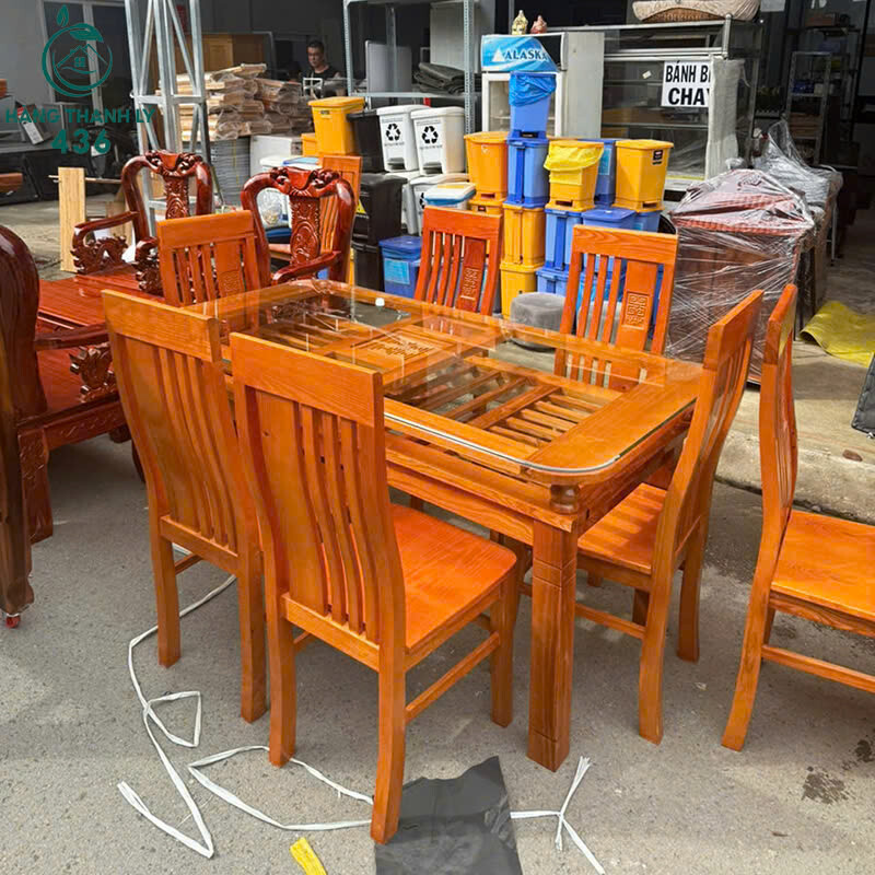 Bộ Bàn Ăn 6 Ghế Mặt Kính Sang Trọng Mới 99% (Nhiều Mẫu) z7169720419071_b27145a9735d57f33ab1de3f16c1fce1 Bộ Bàn Ăn 6 Ghế Mặt Kính Sang Trọng Mới 99% (Nhiều Mẫu)
