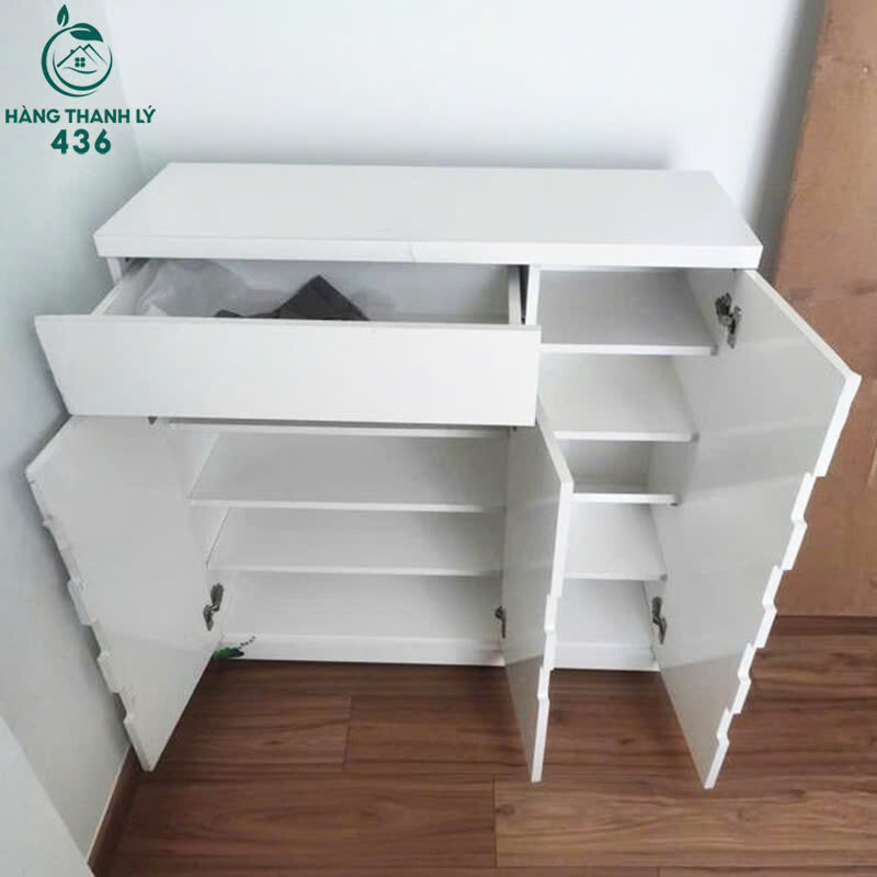Tủ Giày Dép Cũ 1Mx1M Màu Trắng 3 Cánh Có Hộc Kéo Bền Đẹp z7190743616653_a59f4498af342f5e2a486062b2081c32 Tủ Giày Dép Cũ 1Mx1M Màu Trắng 3 Cánh Có Hộc Kéo Bền Đẹp