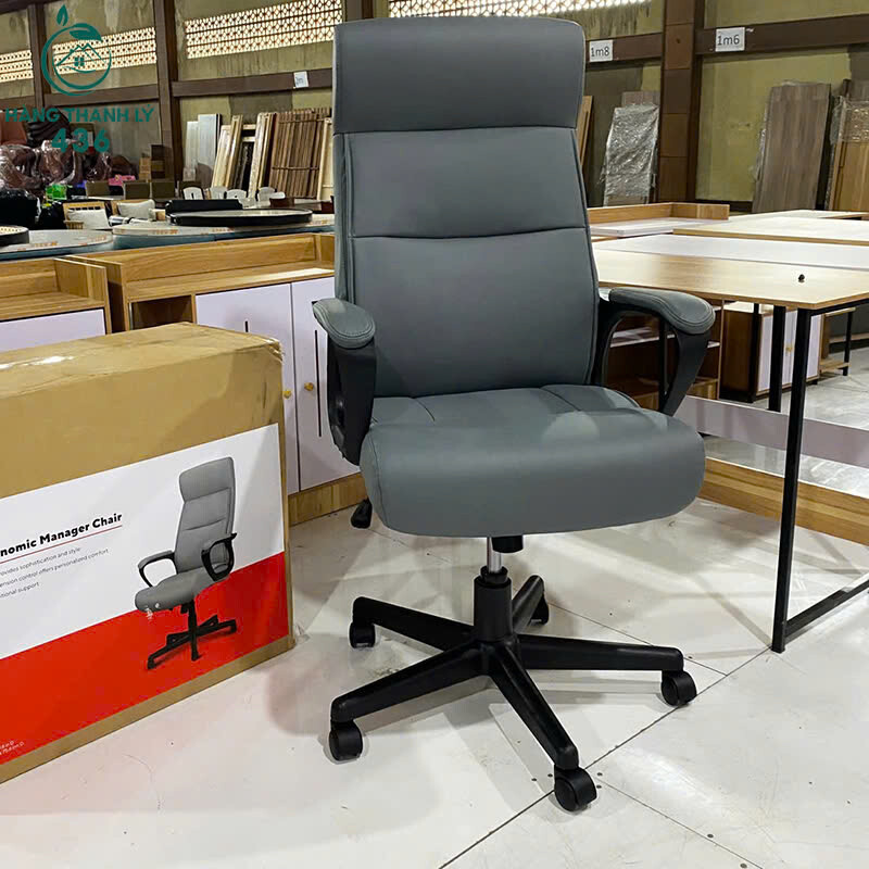 Ghế Giám Đốc Chân Xoay Bọc Da Màu Xám Hiện Đại Mới 99% z7191368960899_a884a2cde8cae1a667b5f50d6f3fd248 Ghế Giám Đốc Chân Xoay Bọc Da Màu Xám Hiện Đại Mới 99%