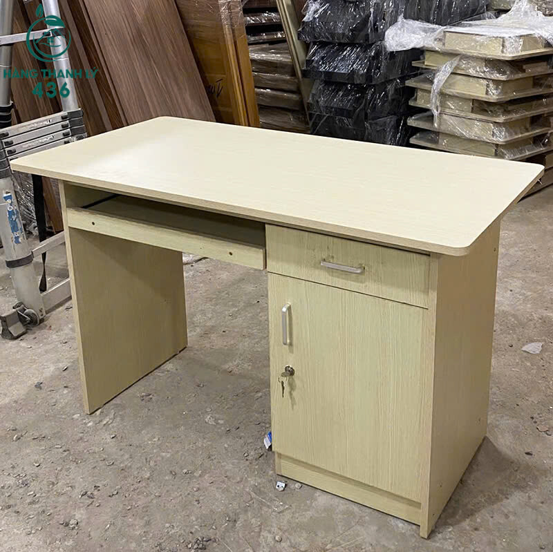Bàn Làm Việc Màu Kem Liền Hộc Kèm Ngăn Để Bàn Phím Mới 99% z7191369062333_312793c14e298177a31ab9555496eae5 Bàn Làm Việc Màu Kem Liền Hộc Kèm Ngăn Để Bàn Phím Mới 99%