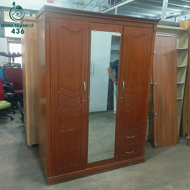 Tủ Quần Áo Gỗ Cũ 2Mx1M2 3 Cánh Có Hộc Thiết Kế Bền Đẹp z7194082585414_207a8b97db3fbc1e61f39a2ee999d85c Tủ Quần Áo Gỗ Cũ 2Mx1M2 3 Cánh Có Hộc Thiết Kế Bền Đẹp