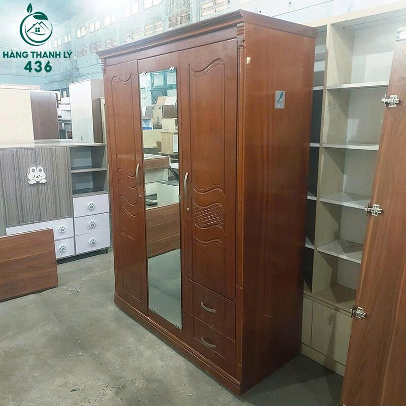 Tủ Quần Áo Gỗ Cũ 2Mx1M2 3 Cánh Có Hộc Thiết Kế Bền Đẹp z7194082599552_9469c6c166ba199c425227a644f1a5ad Tủ Quần Áo Gỗ Cũ 2Mx1M2 3 Cánh Có Hộc Thiết Kế Bền Đẹp