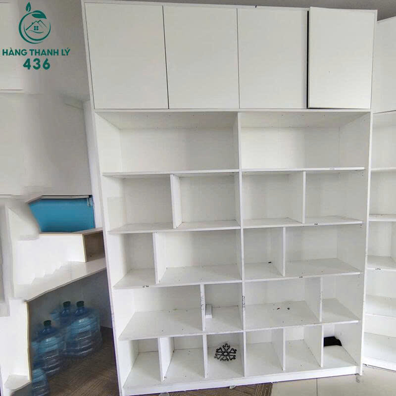 Kệ Trưng Bày Màu Trắng Cũ 2M55x1M8 4 Cánh Nhiều Ô Vuông z7197828911190_4529514e89f21262a4899ac941b62ee6 Kệ Trưng Bày Màu Trắng Cũ 2M55x1M8 4 Cánh Nhiều Ô Vuông