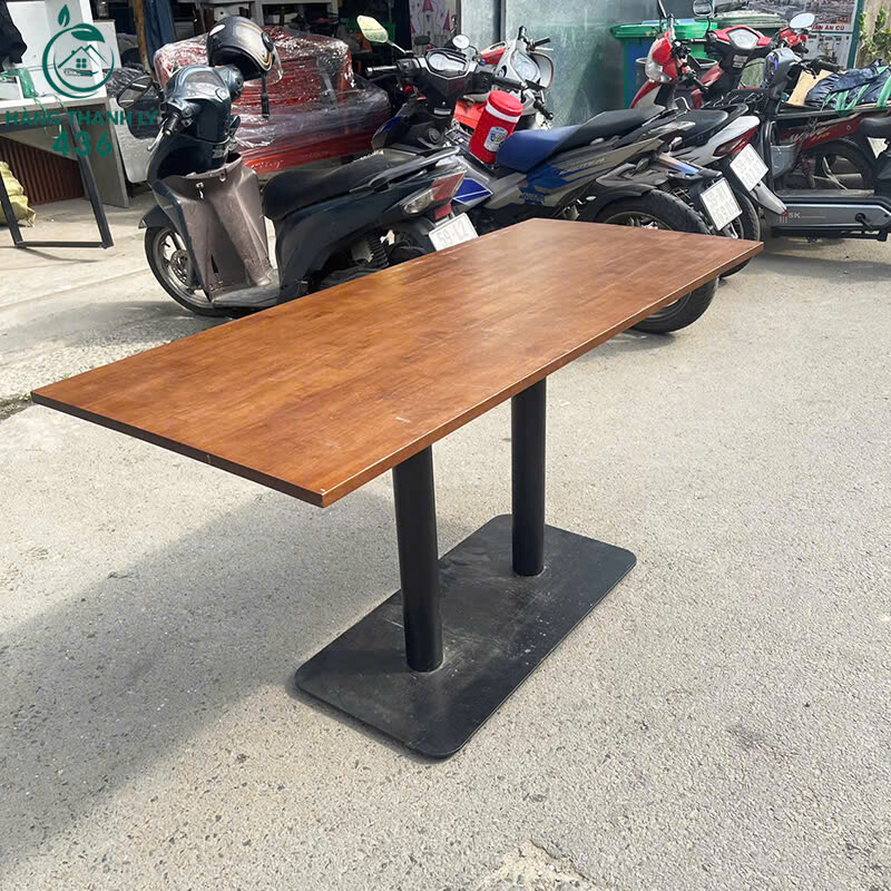 ban-cafe-cu-chan-sat-de-gang-mat-go-4 Bộ Bàn Ghế Cafe Cũ Chân Sắt Đế Gang Mặt Gỗ  