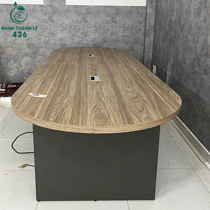 Bàn Họp Văn Phòng Cũ 3Mx1Mx75CM Mặt Gỗ Sồi Tự Nhiên ban-hop-van-phong-cu-3mx1mx75cm-mat-go-soi-tu-nhien-1 Bàn Họp Văn Phòng Cũ 3Mx1Mx75CM Mặt Gỗ Sồi Tự Nhiên