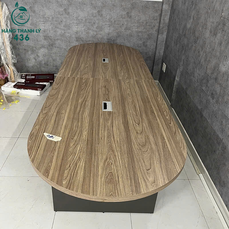 Bàn Họp Văn Phòng Cũ 3Mx1Mx75CM Mặt Gỗ Sồi Tự Nhiên ban-hop-van-phong-cu-3mx1mx75cm-mat-go-soi-tu-nhien-2 Bàn Họp Văn Phòng Cũ 3Mx1Mx75CM Mặt Gỗ Sồi Tự Nhiên