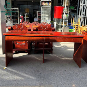 ban-lam-viec-go-cu-1m85x60cmx80cm-mau-canh-gian