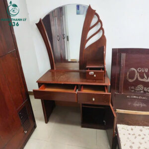 ban-trang-diem-cu-90cmx40cmx1m55-voi-guong-tron